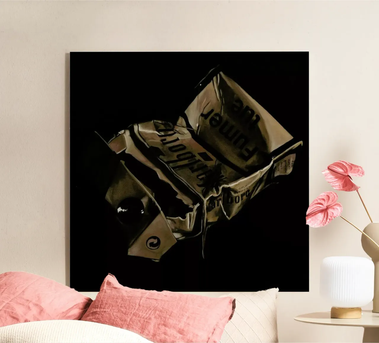 Usagé Marlboro plexiglass da Jérôme Romain