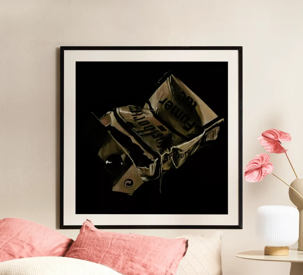 Usagé Marlboro poster con telaio in plastica da Jérôme Romain