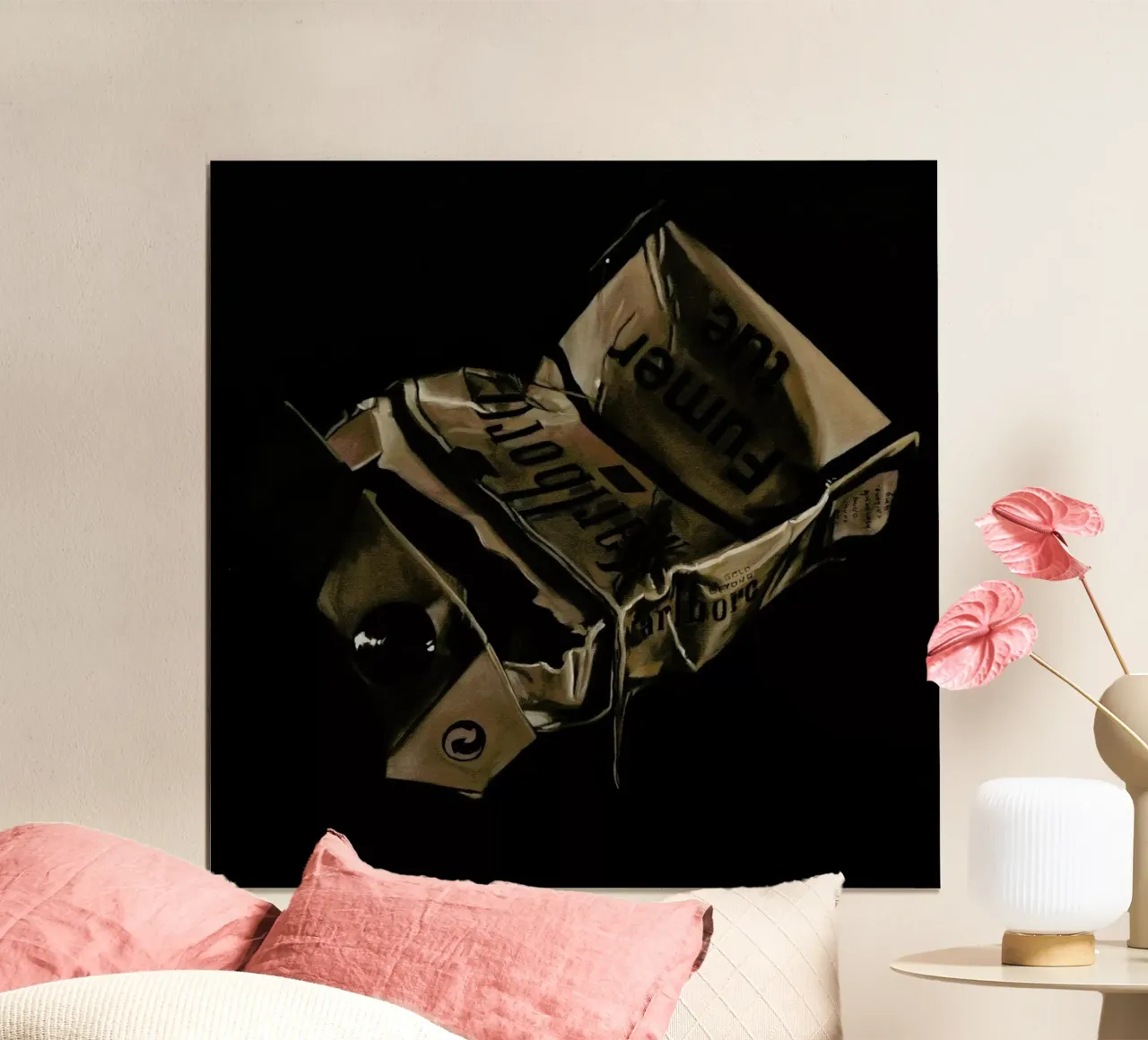 Usagé Marlboro poster con telaio in plastica da Jérôme Romain