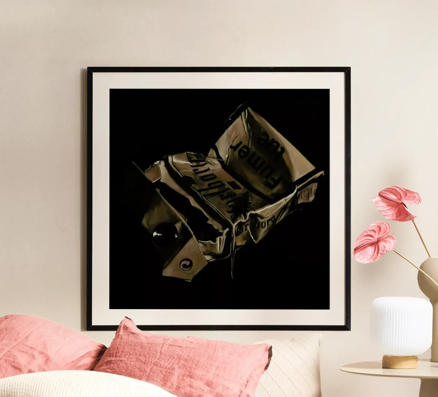Usagé Marlboro Poster von Jérôme Romain