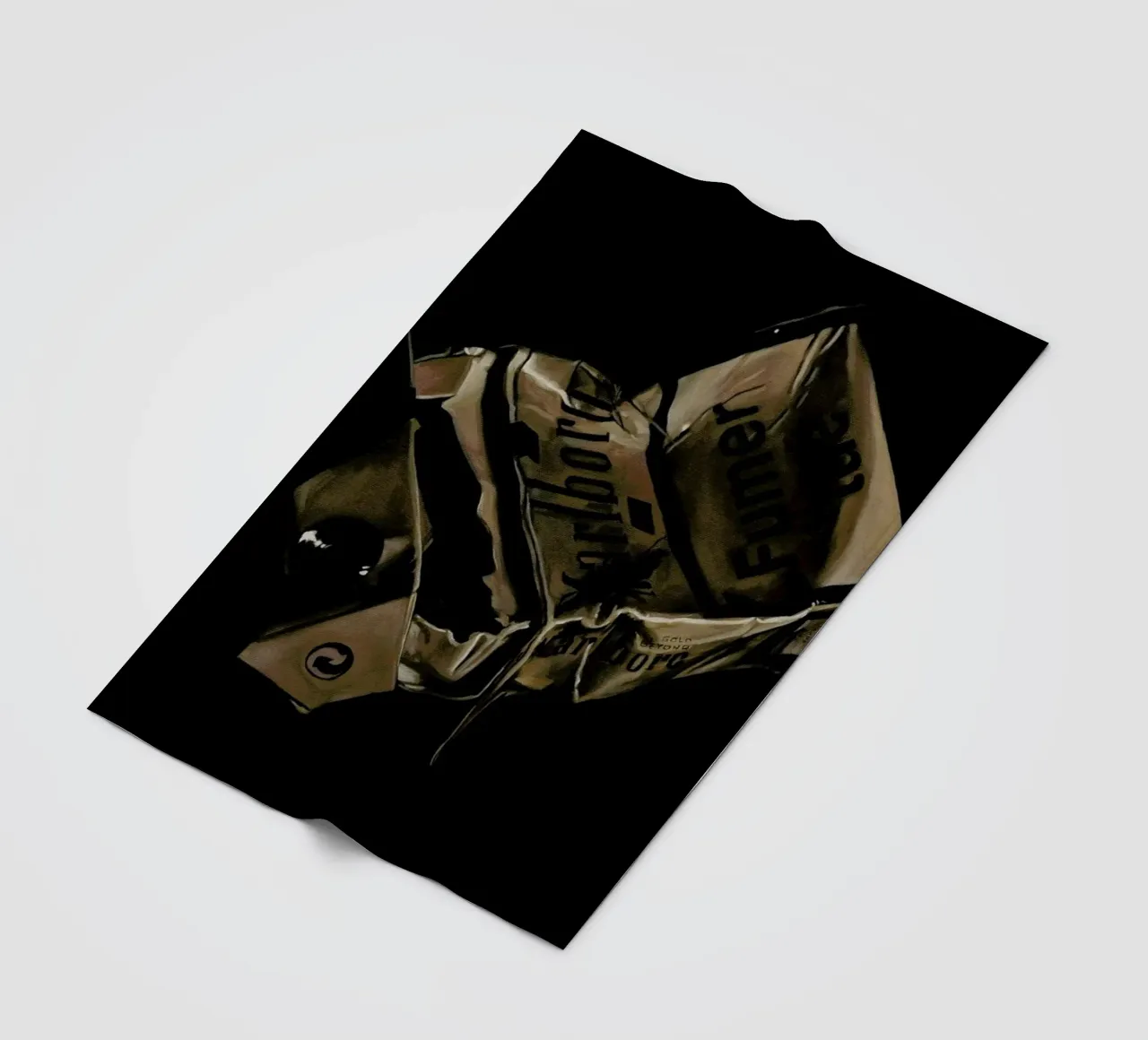 Usagé Marlboro coperta in pile da Jérôme Romain