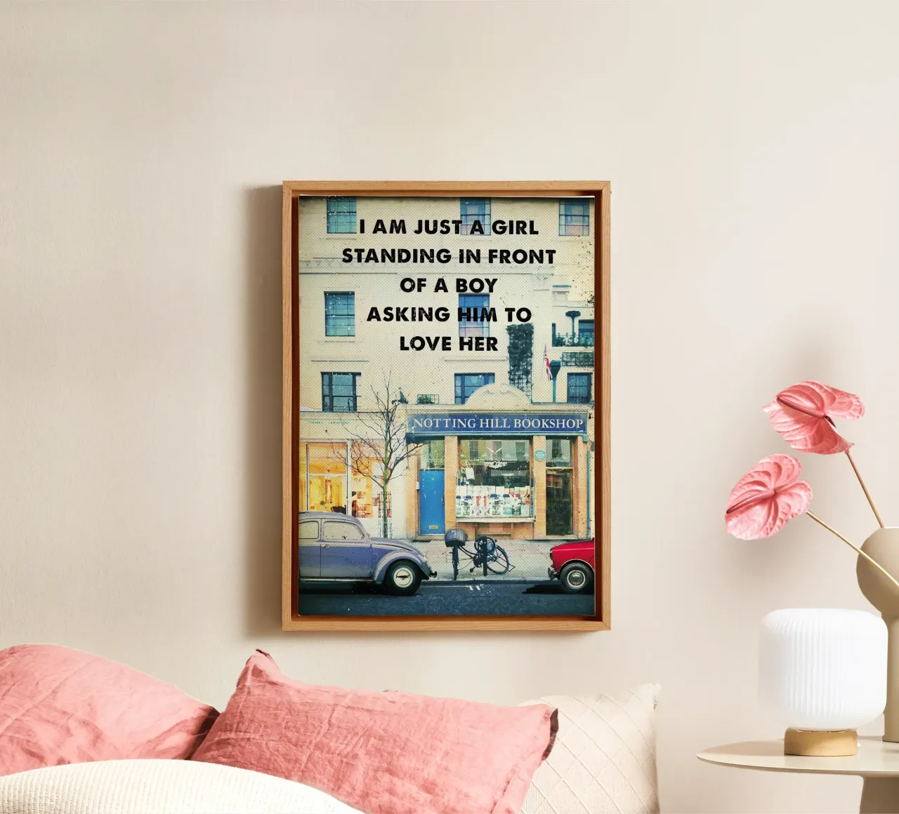 Notting Hill tela con Cornice a cassetta da 2toastdesign