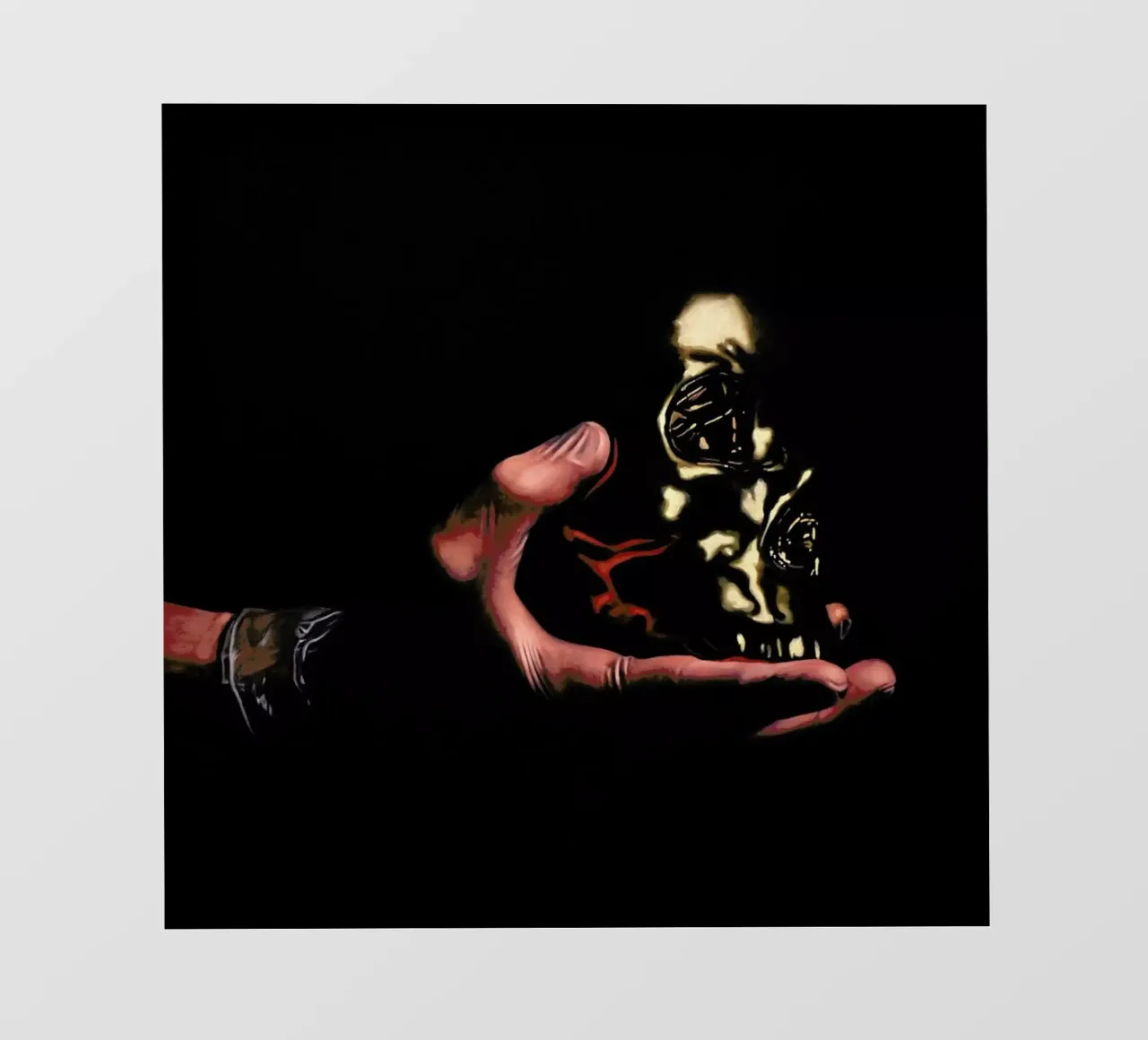 Vanité Jetable pellicola backlit da Jérôme Romain