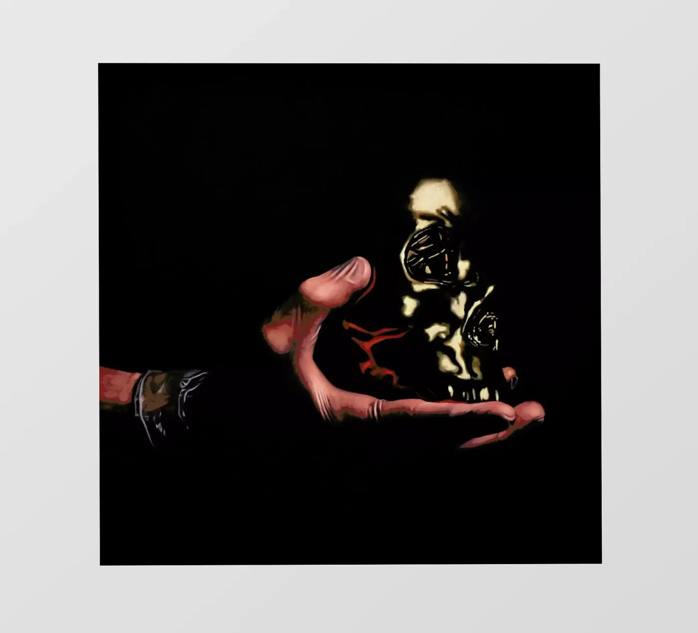 Vanité Jetable backlit folie van Jérôme Romain