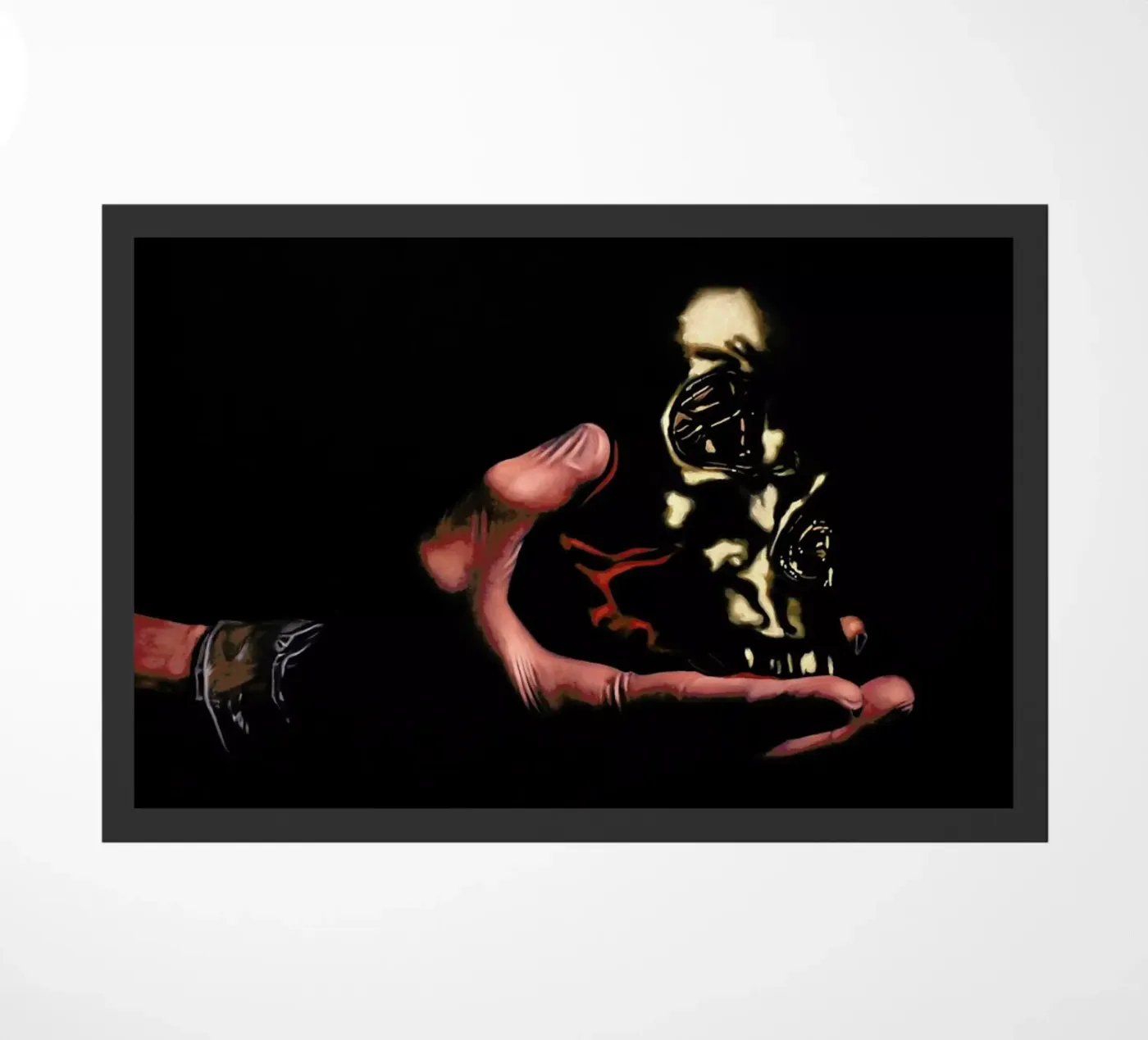 Vanité Jetable doormat by Jérôme Romain