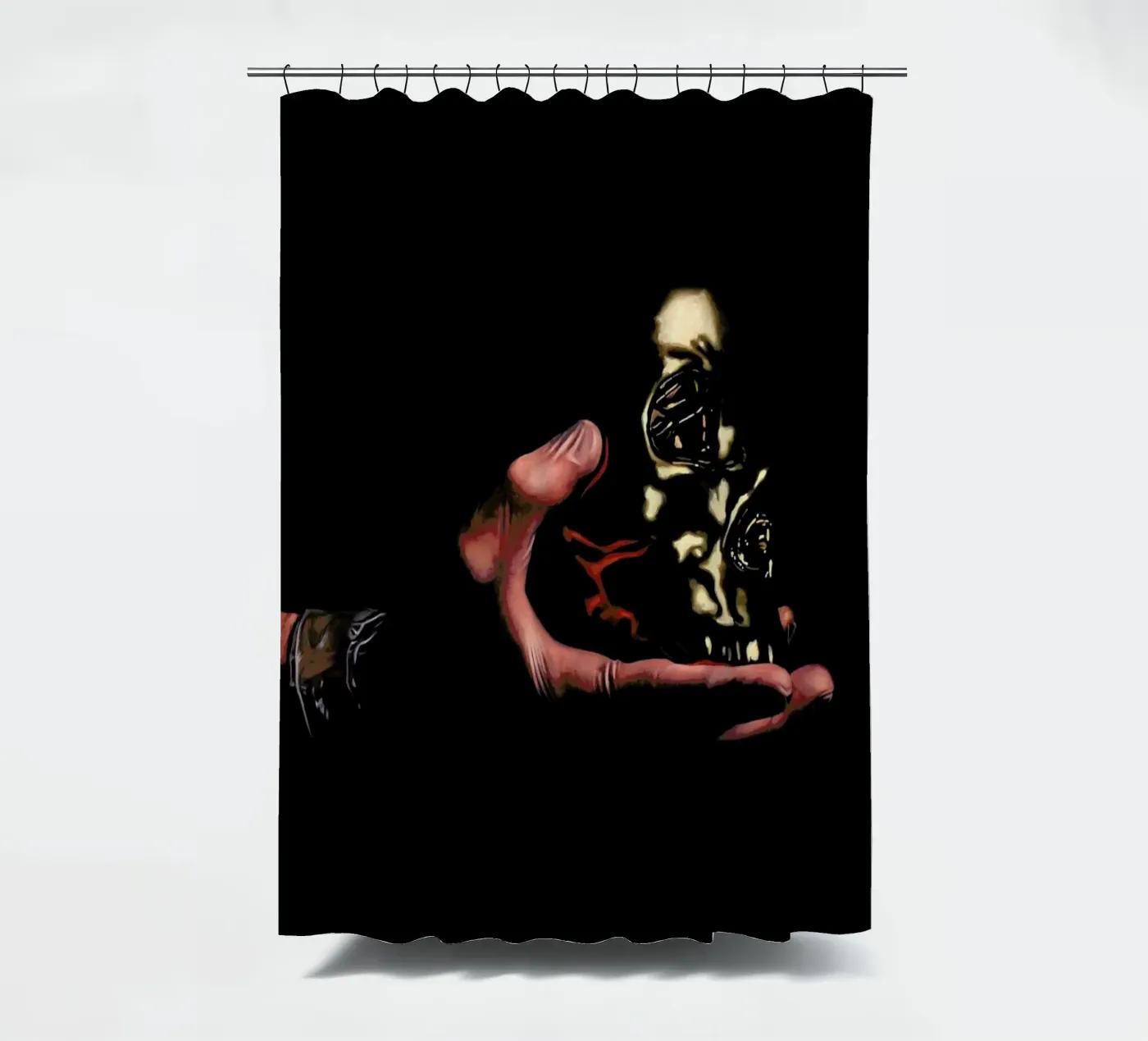 Vanité Jetable Duschvorhang von Jérôme Romain