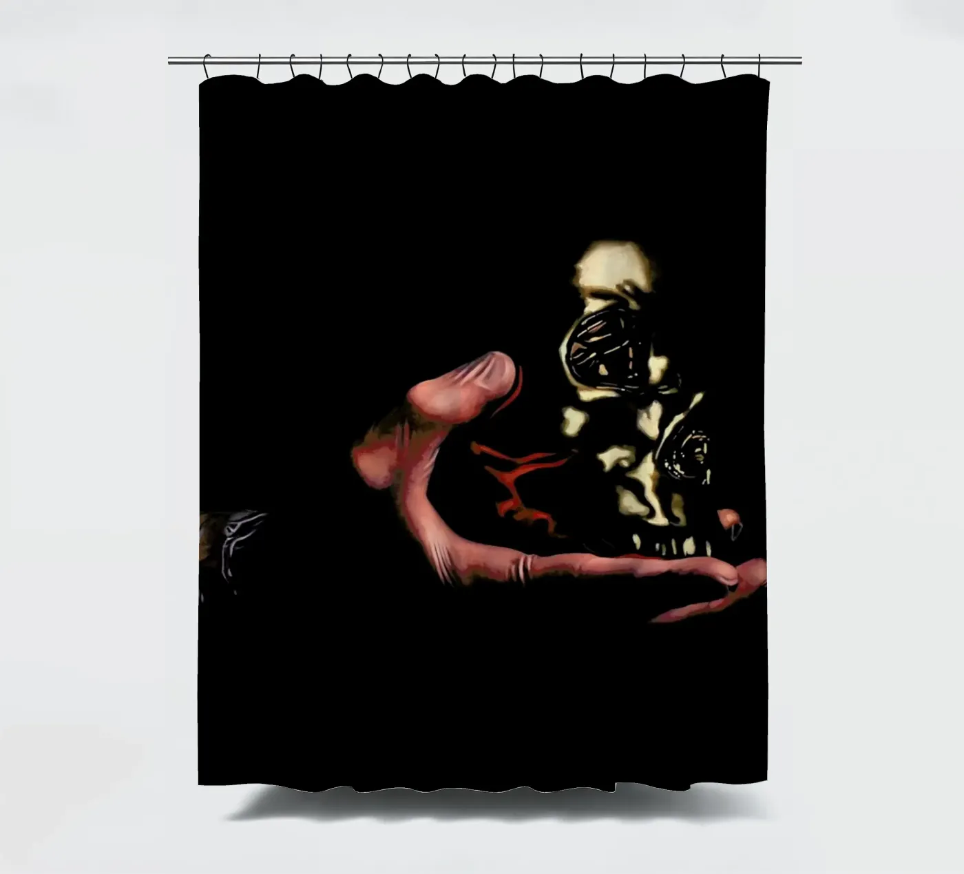 Vanité Jetable Duschvorhang von Jérôme Romain