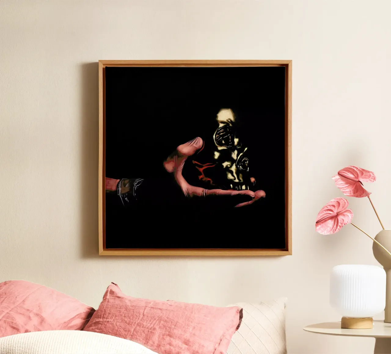 Vanité Jetable tela da Jérôme Romain