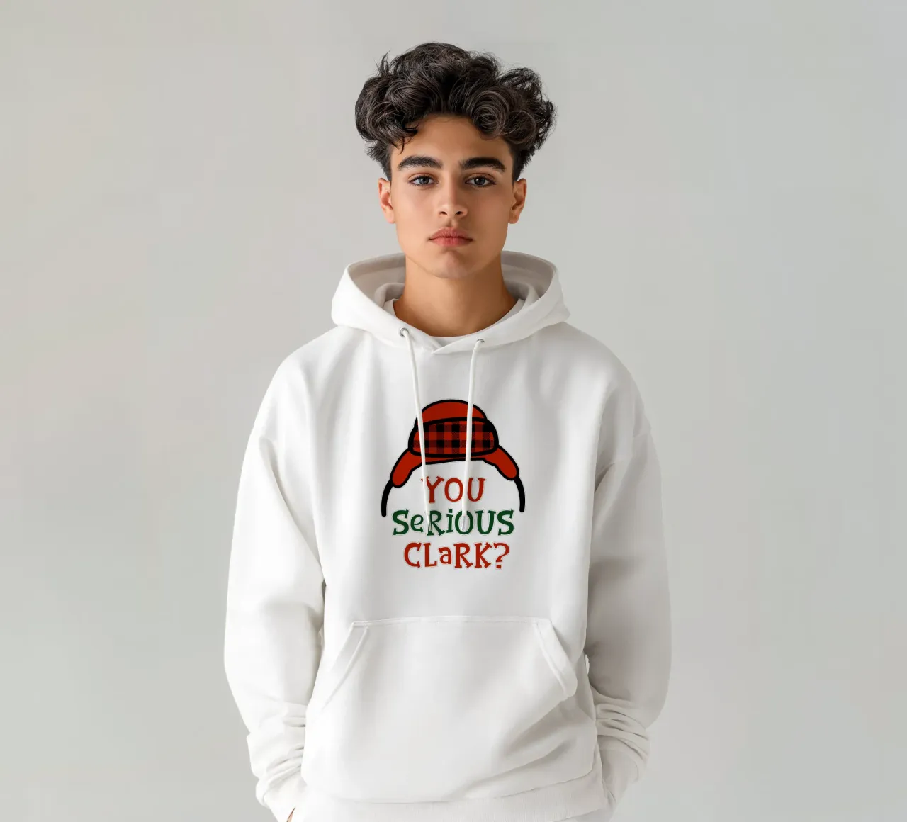 Dici sul serio, Clark? felpa con cappuccio da onefeelshop