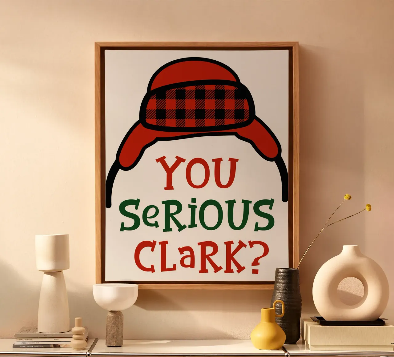 Meen je dat echt Clark? canvas van onefeelshop