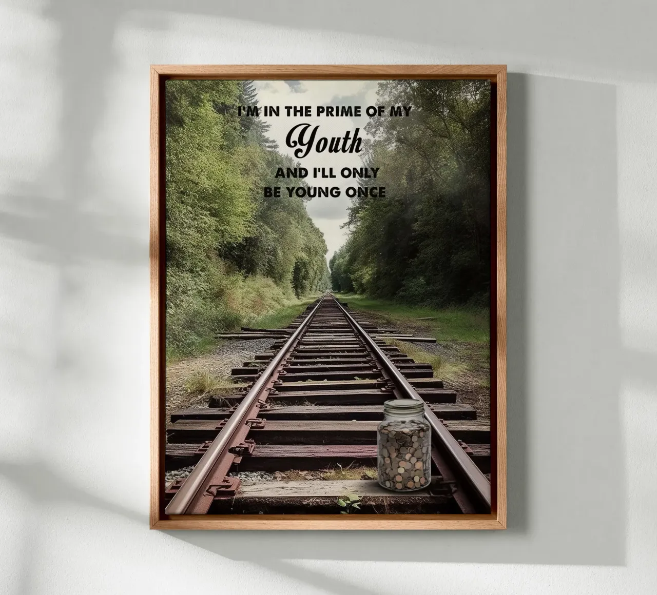 Stand by me tela con Cornice a cassetta da 2toastdesign