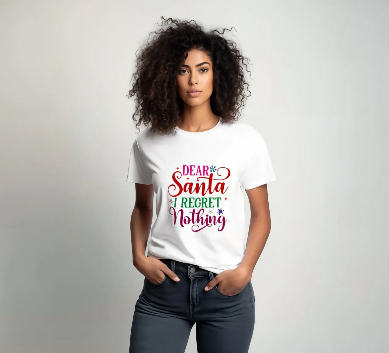 Caro Babbo Natale, non mi pento di nulla t-shirt da onefeelshop