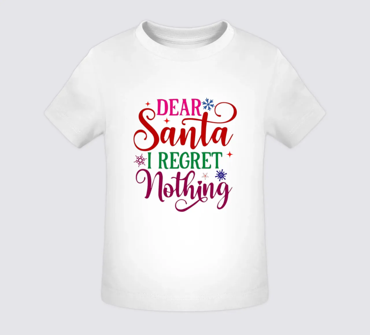 Caro Babbo Natale, non mi pento di nulla maglietta neonato da onefeelshop