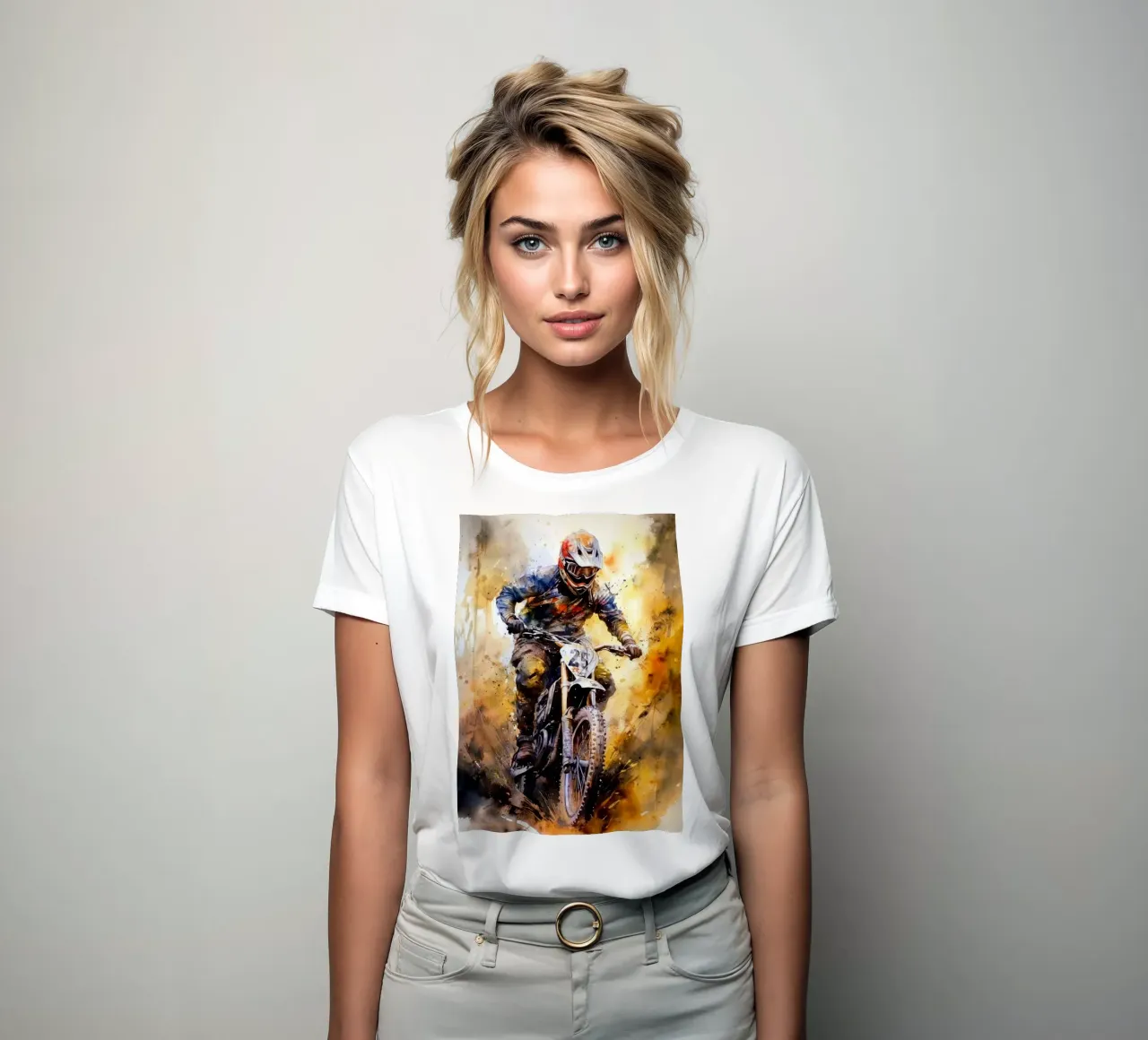 Arte sportiva motociclistica t-shirt da donna da Justyna Jaszke JBJart