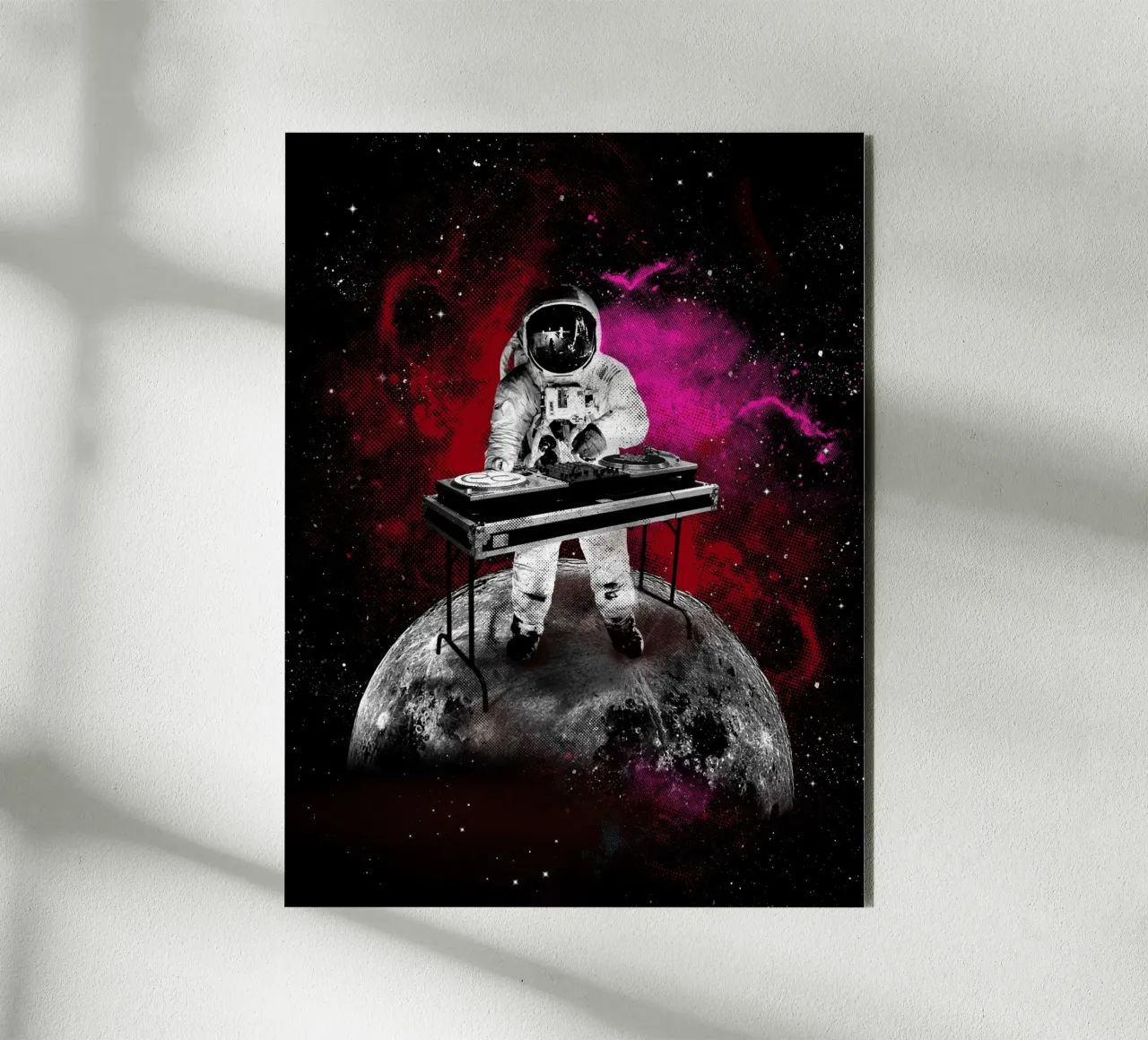 Space Dj set alluminio dibond da 2toastdesign