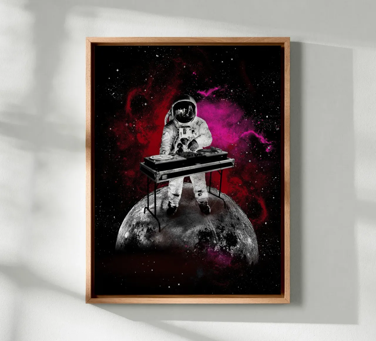 Space Dj set canvas by 2toastdesign