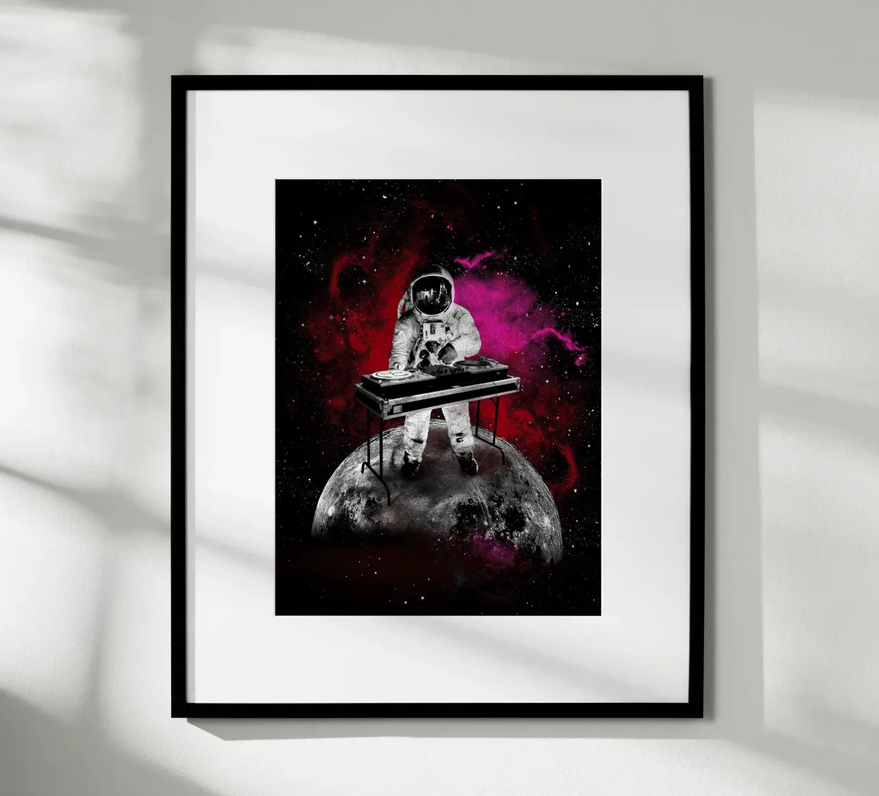 Space Dj set poster da 2toastdesign