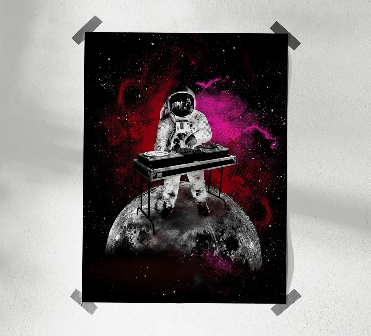 Space Dj set poster da 2toastdesign