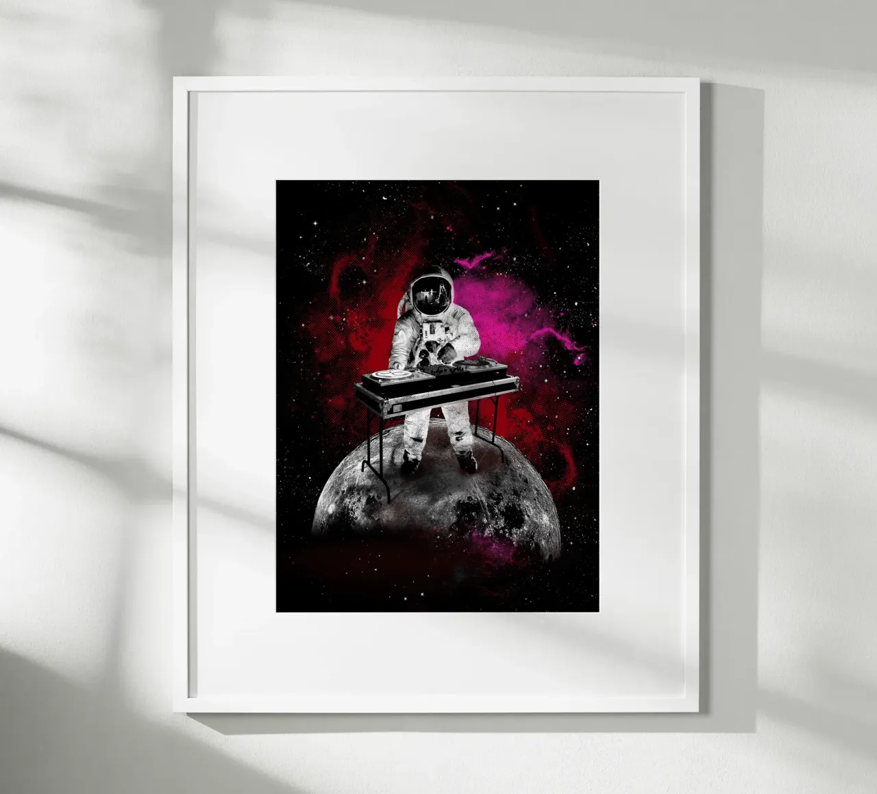 Space Dj set poster da 2toastdesign