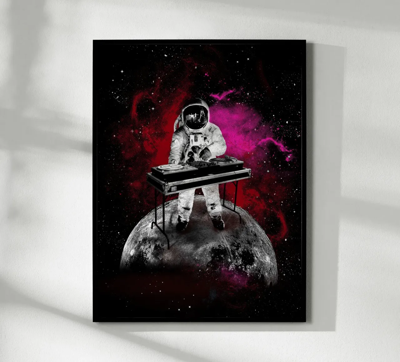 Space Dj set poster da 2toastdesign