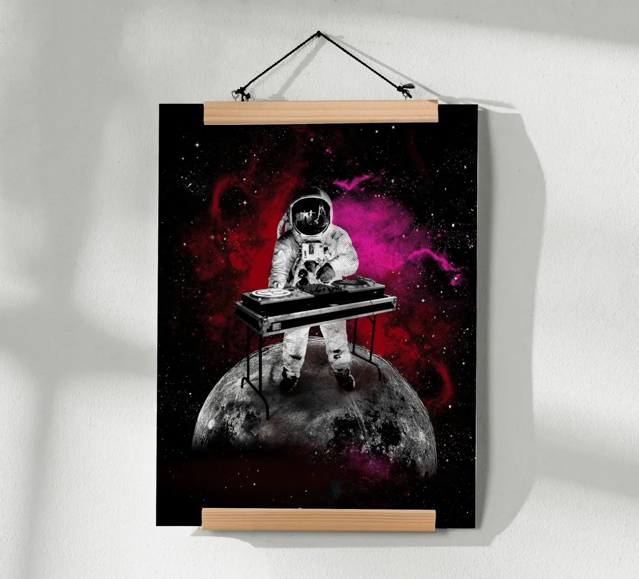 Space Dj set poster da 2toastdesign