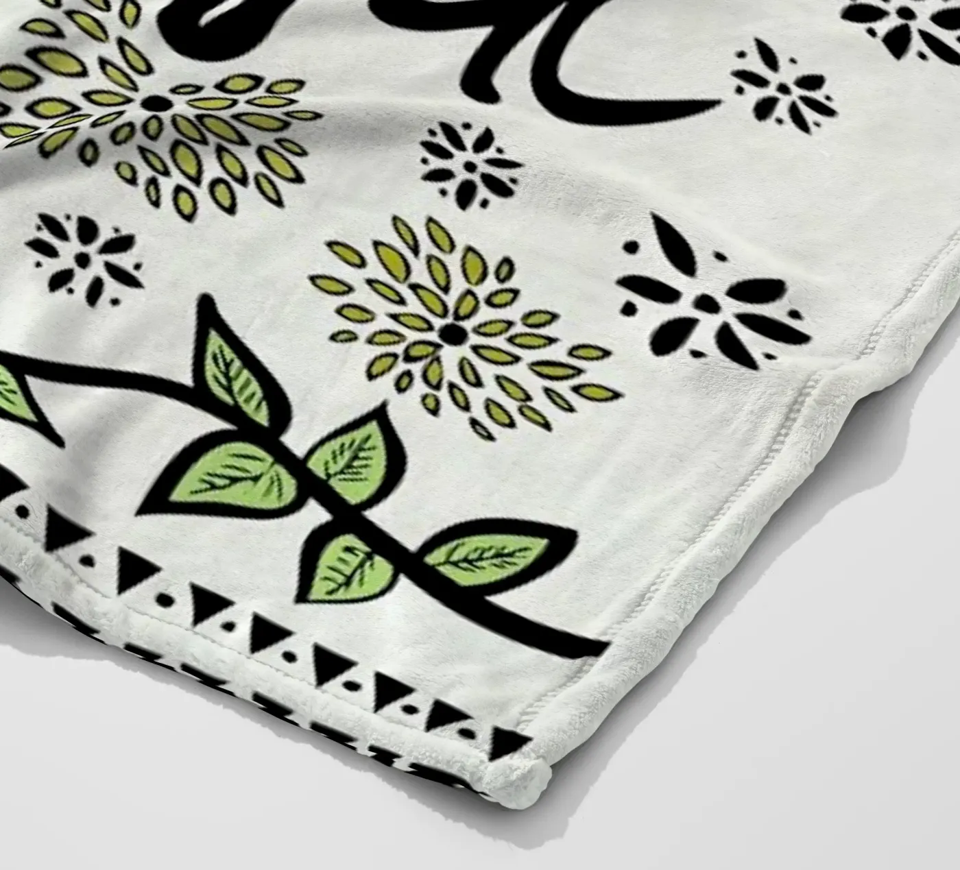 Be Grateful fleece blanket by Pom Graphic Design