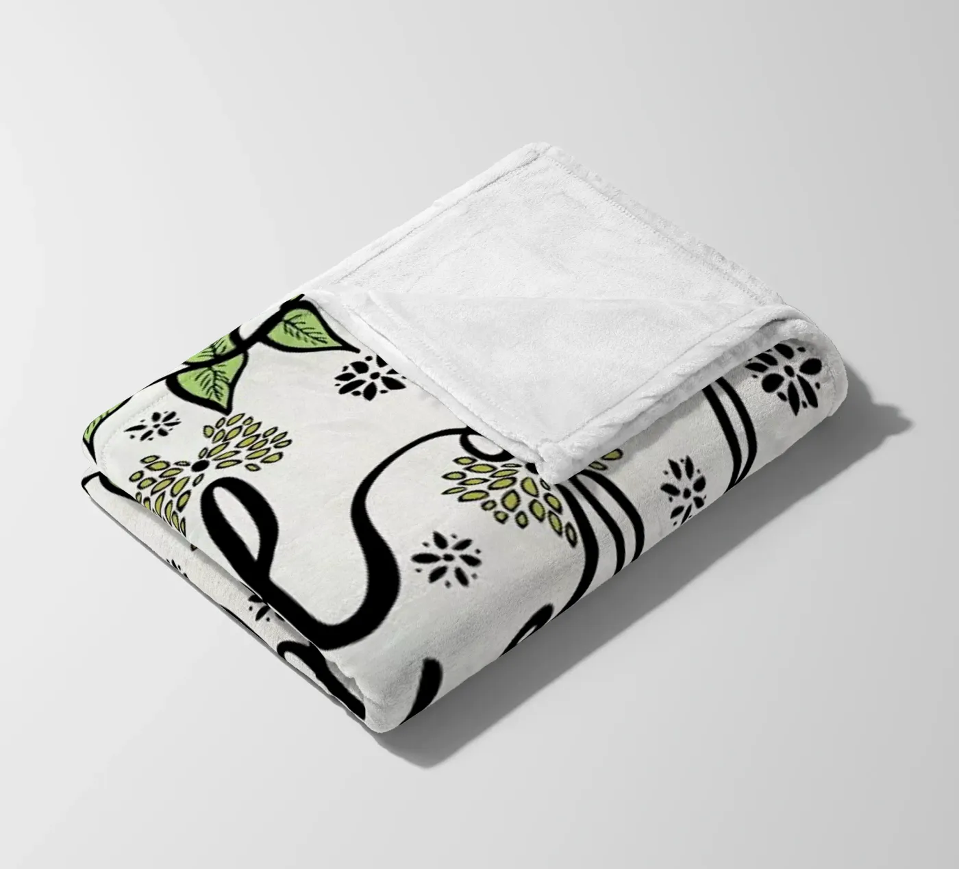 Be Grateful fleece blanket by Pom Graphic Design