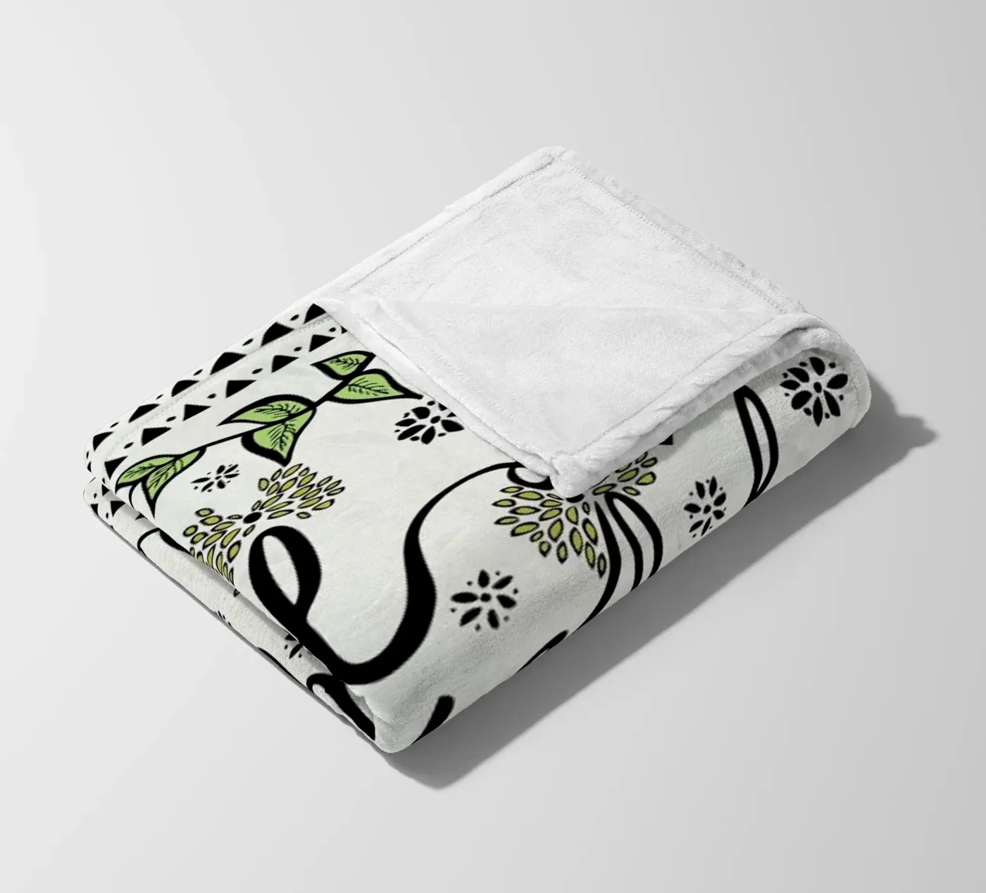 Be Grateful Fleecedecke von Pom Graphic Design