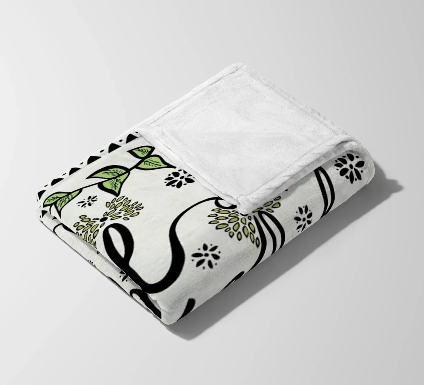 Be Grateful fleece blanket by Pom Graphic Design