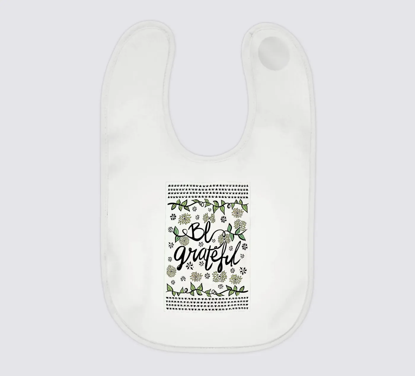 Be Grateful bavaglino da Pom Graphic Design