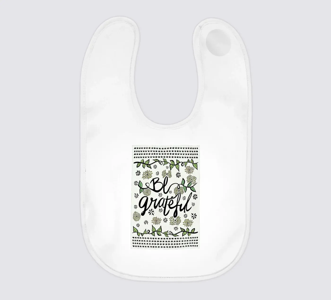 Be Grateful bavaglino da Pom Graphic Design