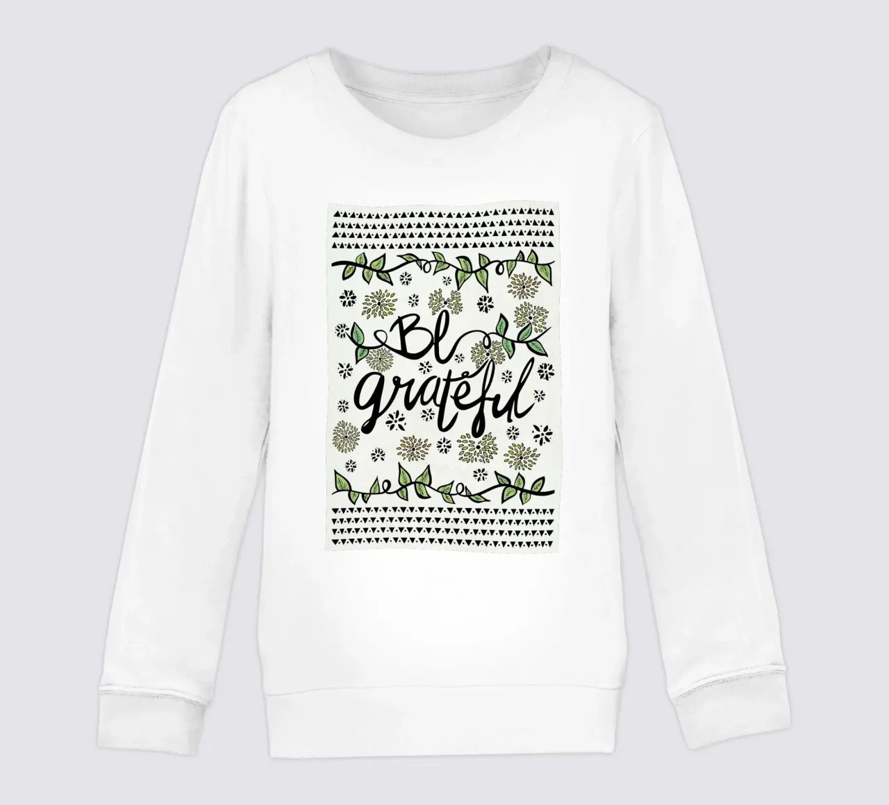 Be Grateful felpa bambino da Pom Graphic Design