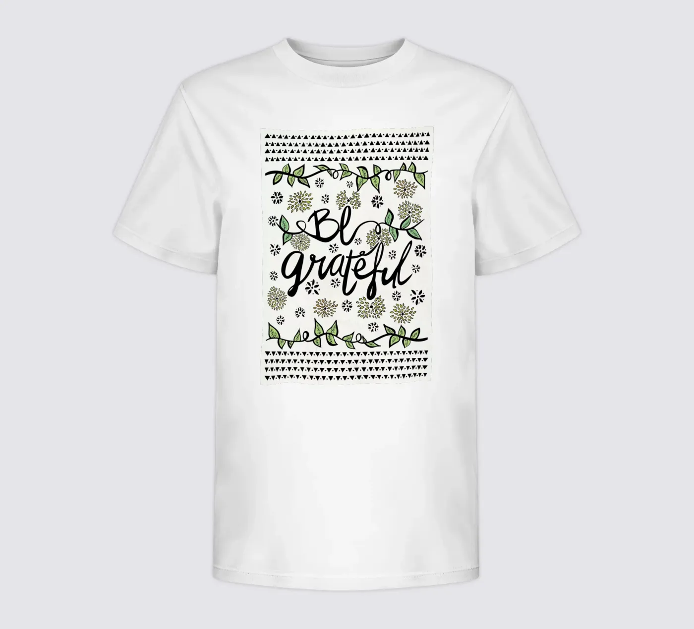 Be Grateful kinder t-shirt van Pom Graphic Design
