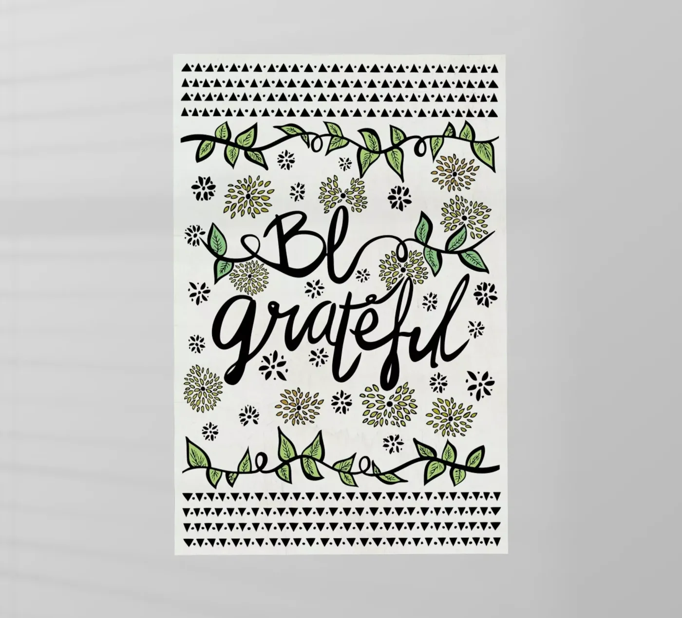 Be Grateful pellicola backlit da Pom Graphic Design