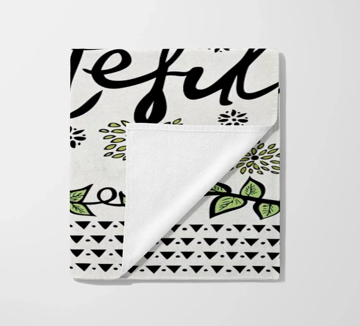 Be Grateful telo mare da Pom Graphic Design