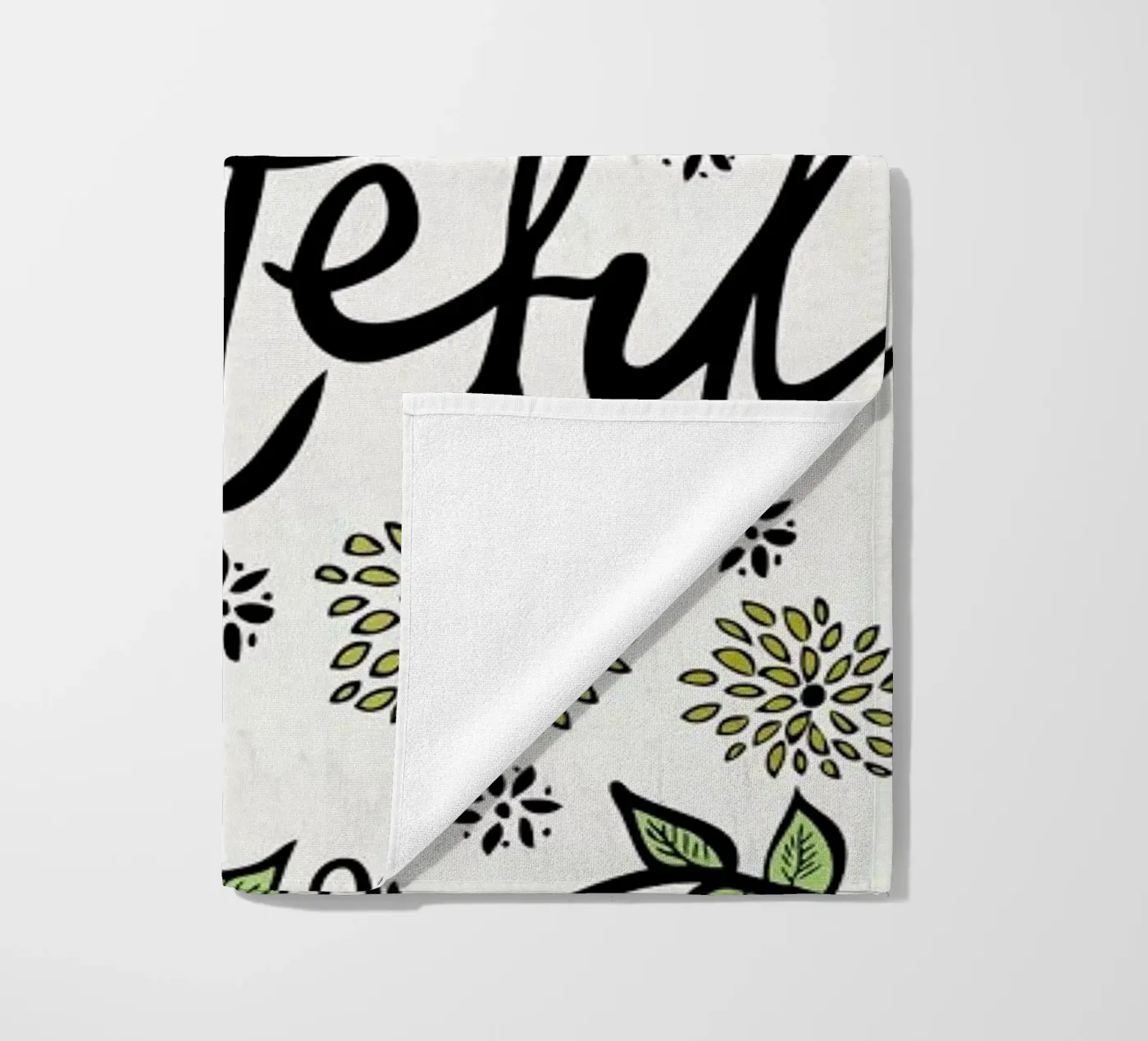 Be Grateful telo mare da Pom Graphic Design