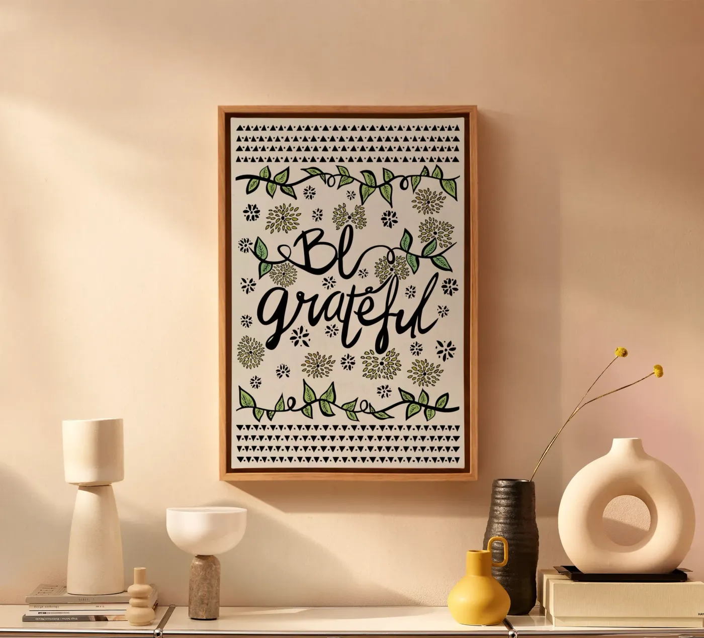 Be Grateful tela da Pom Graphic Design