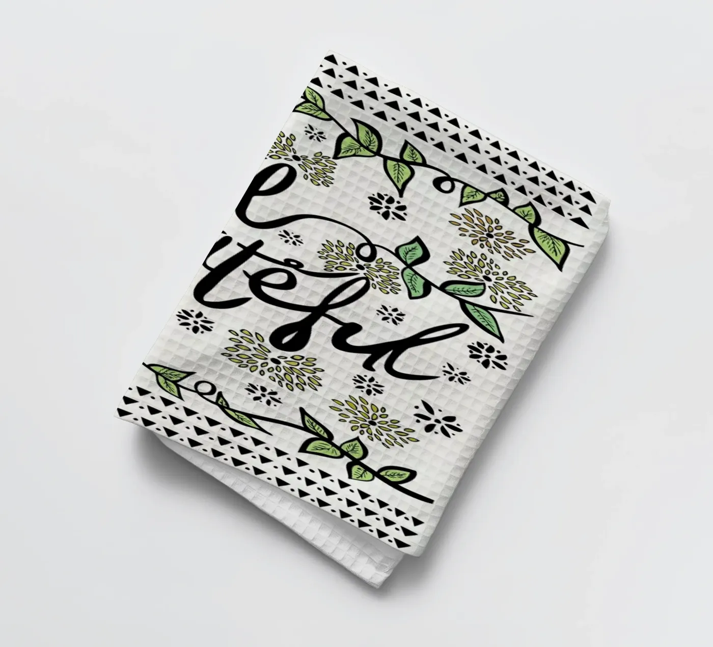 Be Grateful torchon de Pom Graphic Design