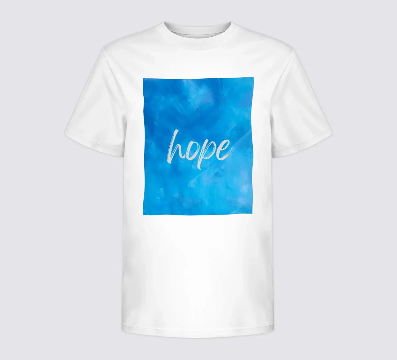 Espoir Bleu Abstrait t-shirt enfant de FABOArt