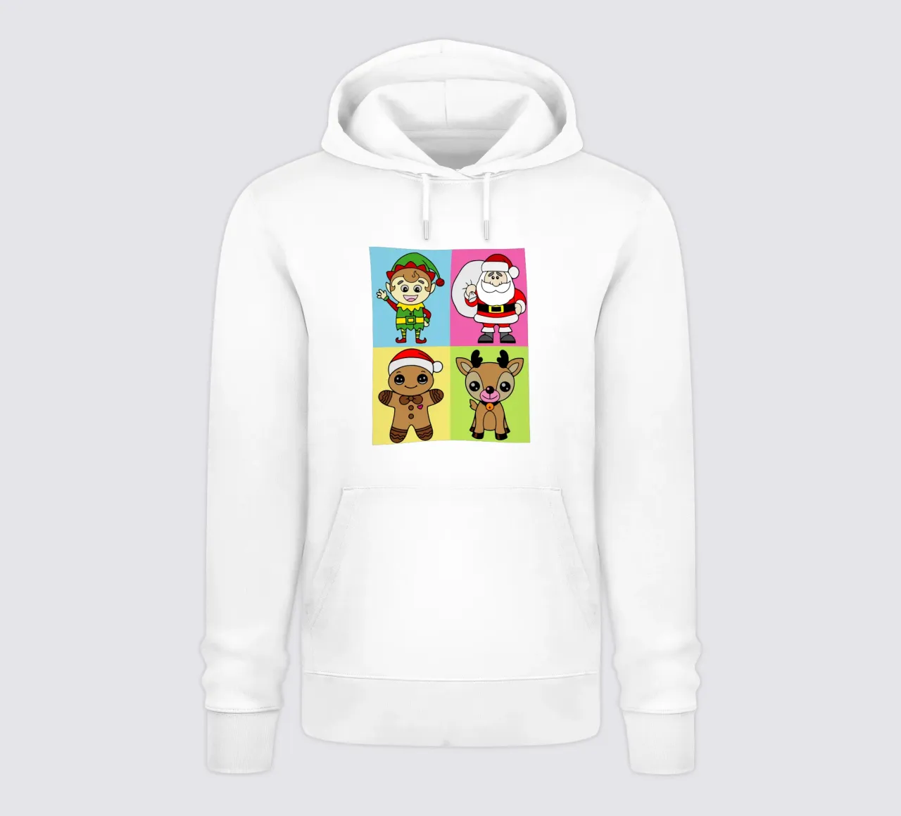 Christmas Vibes Funny Art Design felpa con cappuccio da onefeelshop
