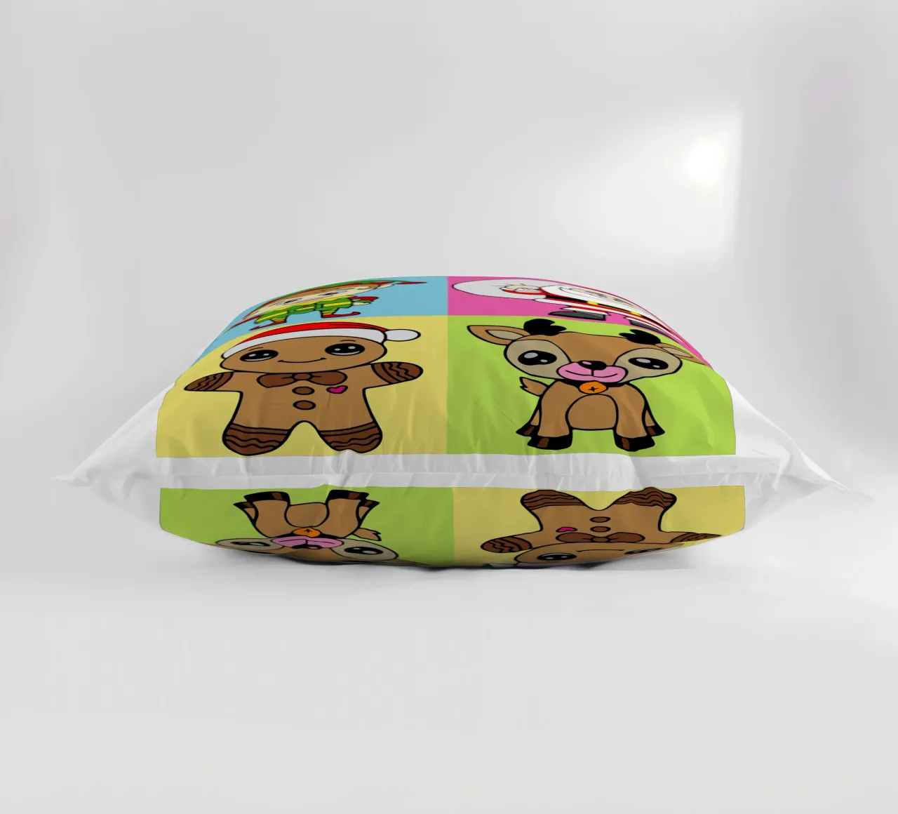 Christmas Vibes Funny Art Design cuscino da onefeelshop