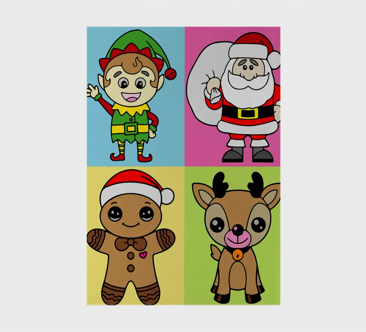 Christmas Vibes Funny Art Design notebook by onefeelshop
