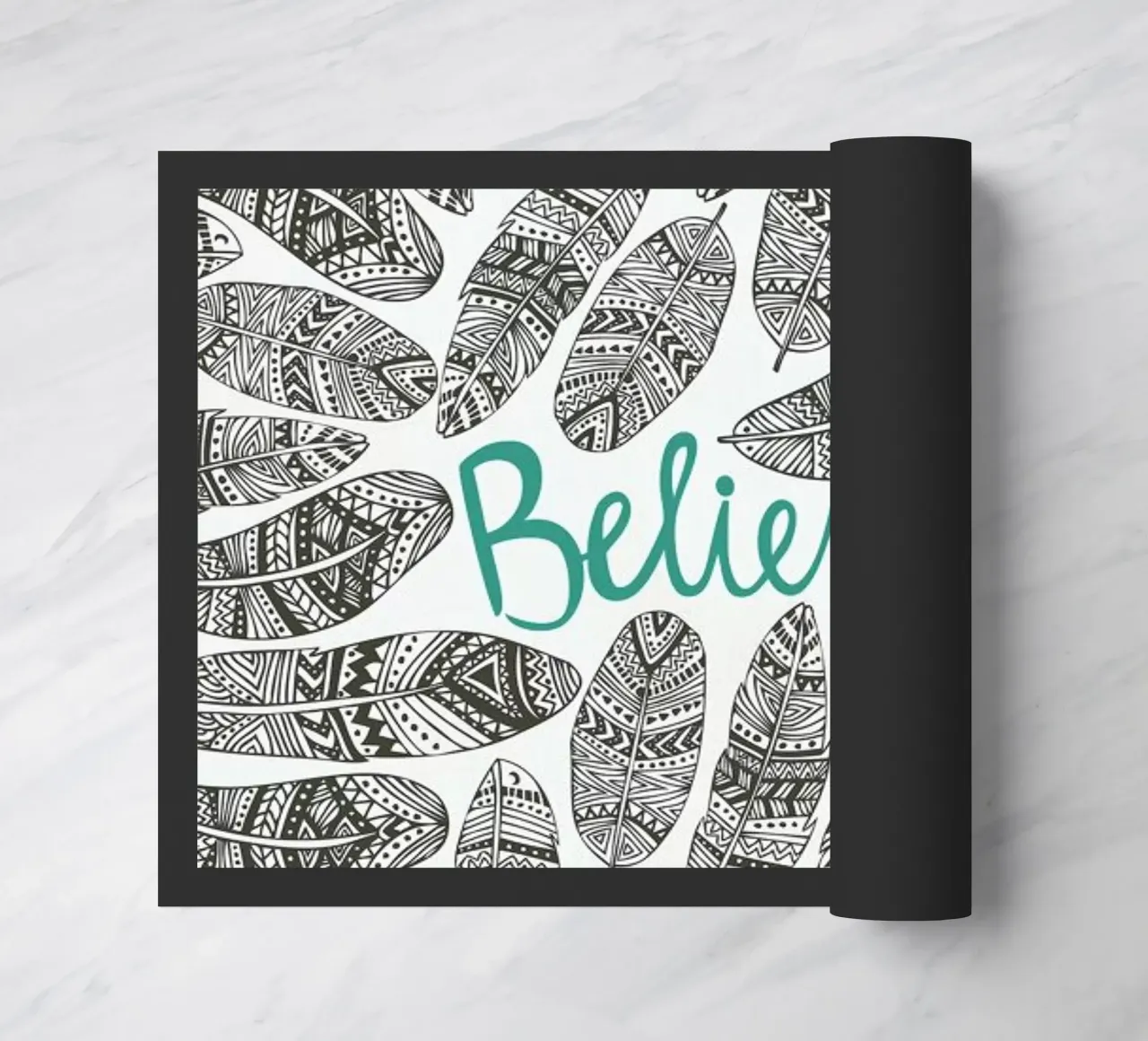 Believe doormat by Pom Graphic Design