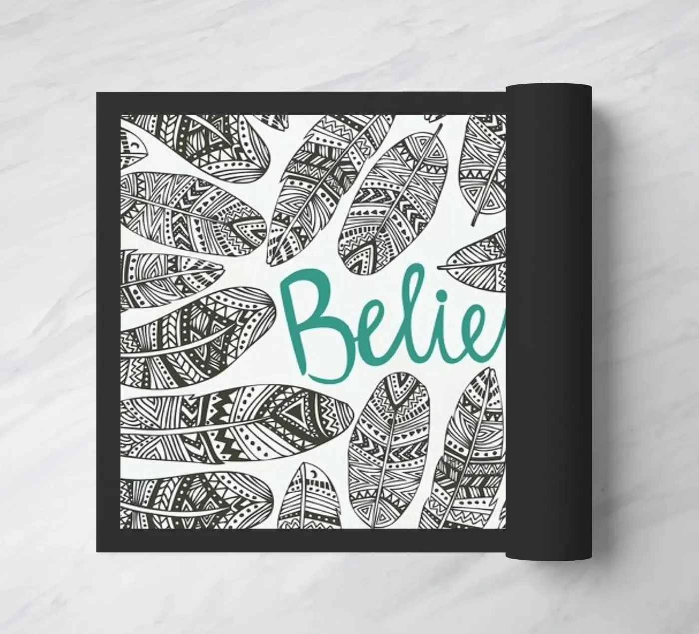 Believe deurmat van Pom Graphic Design