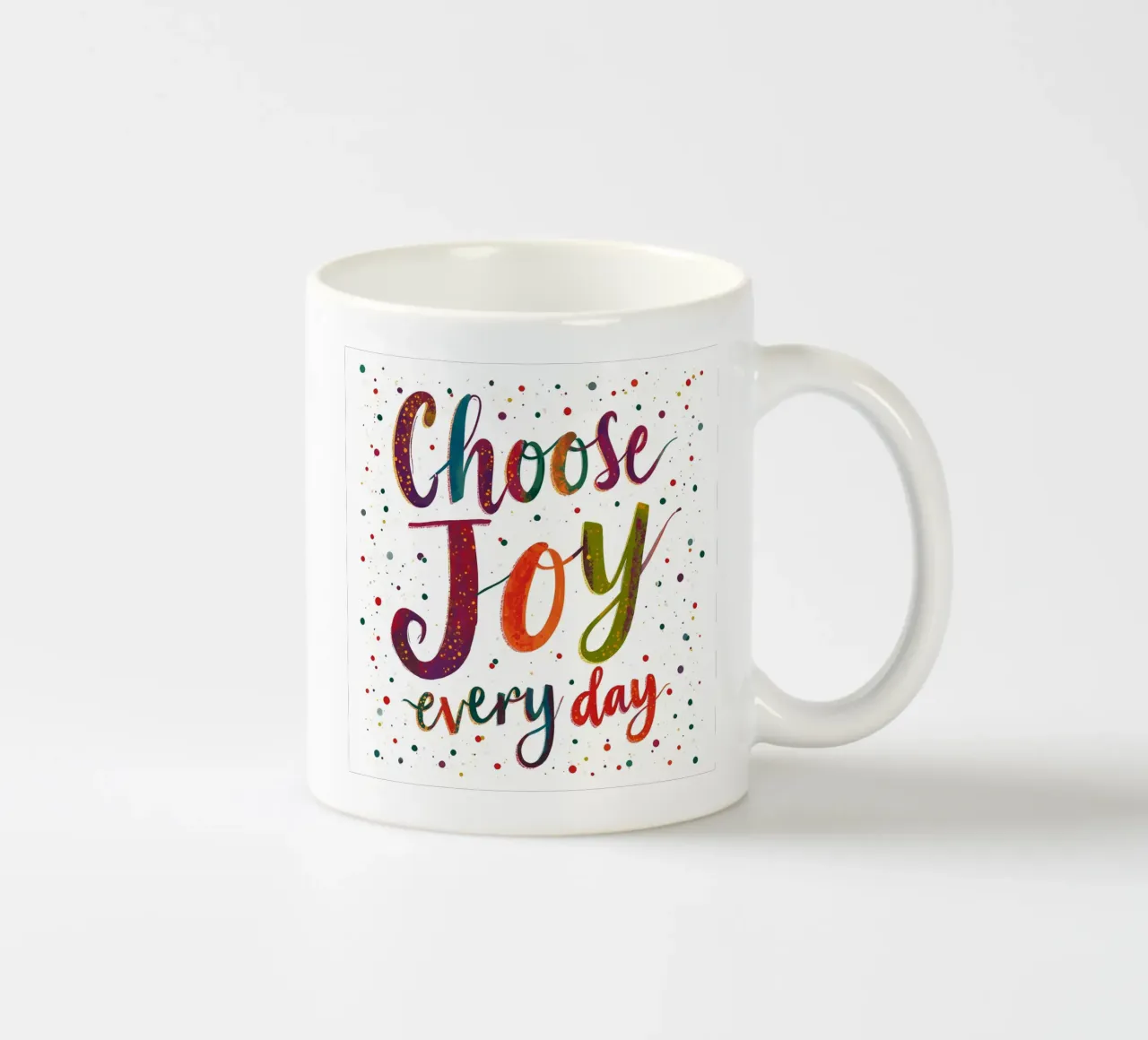 Scegliere la gioia tazza in ceramica da inspirational quote