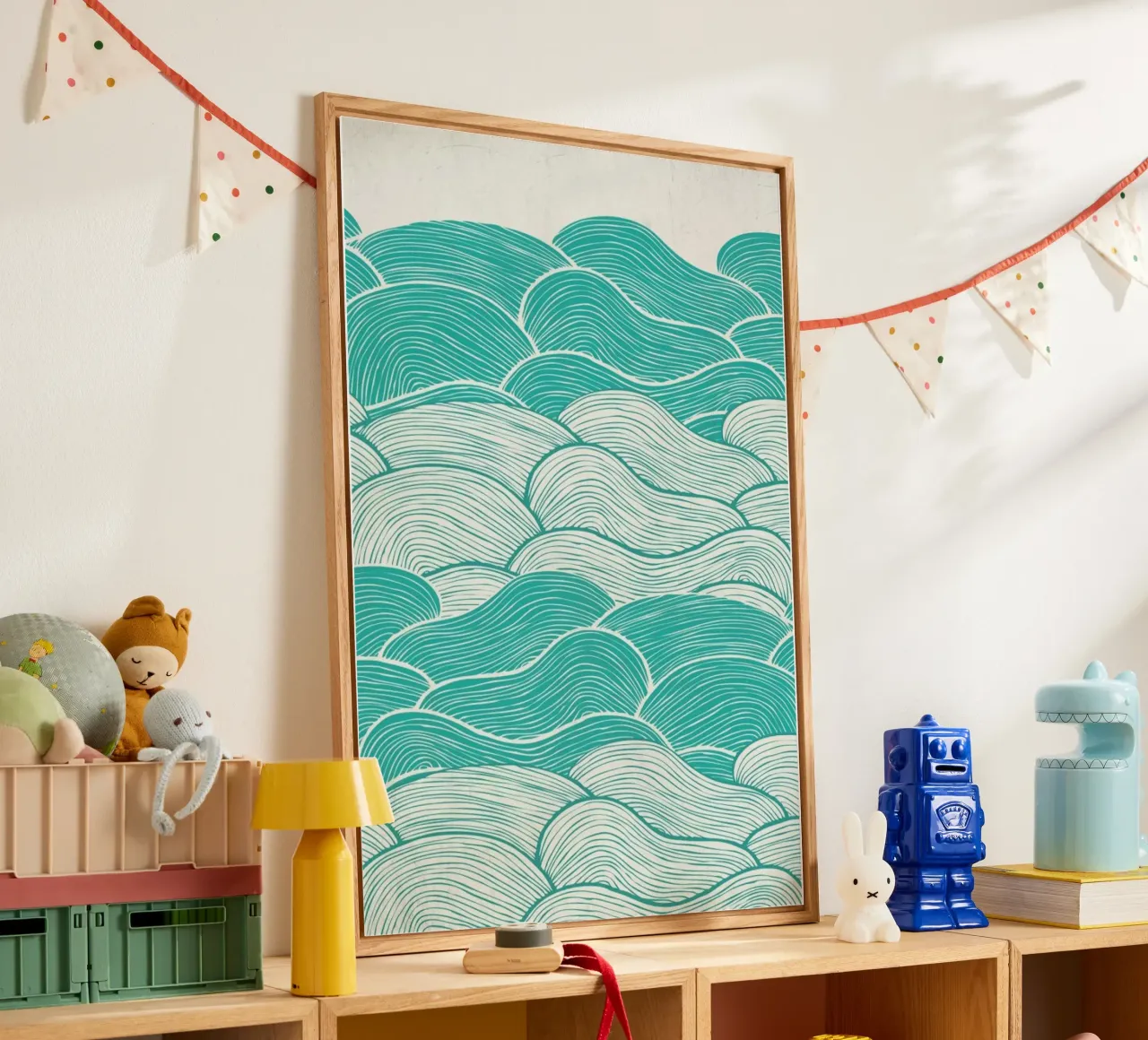 The Calm And Stormy Seas plexiglass da Pom Graphic Design