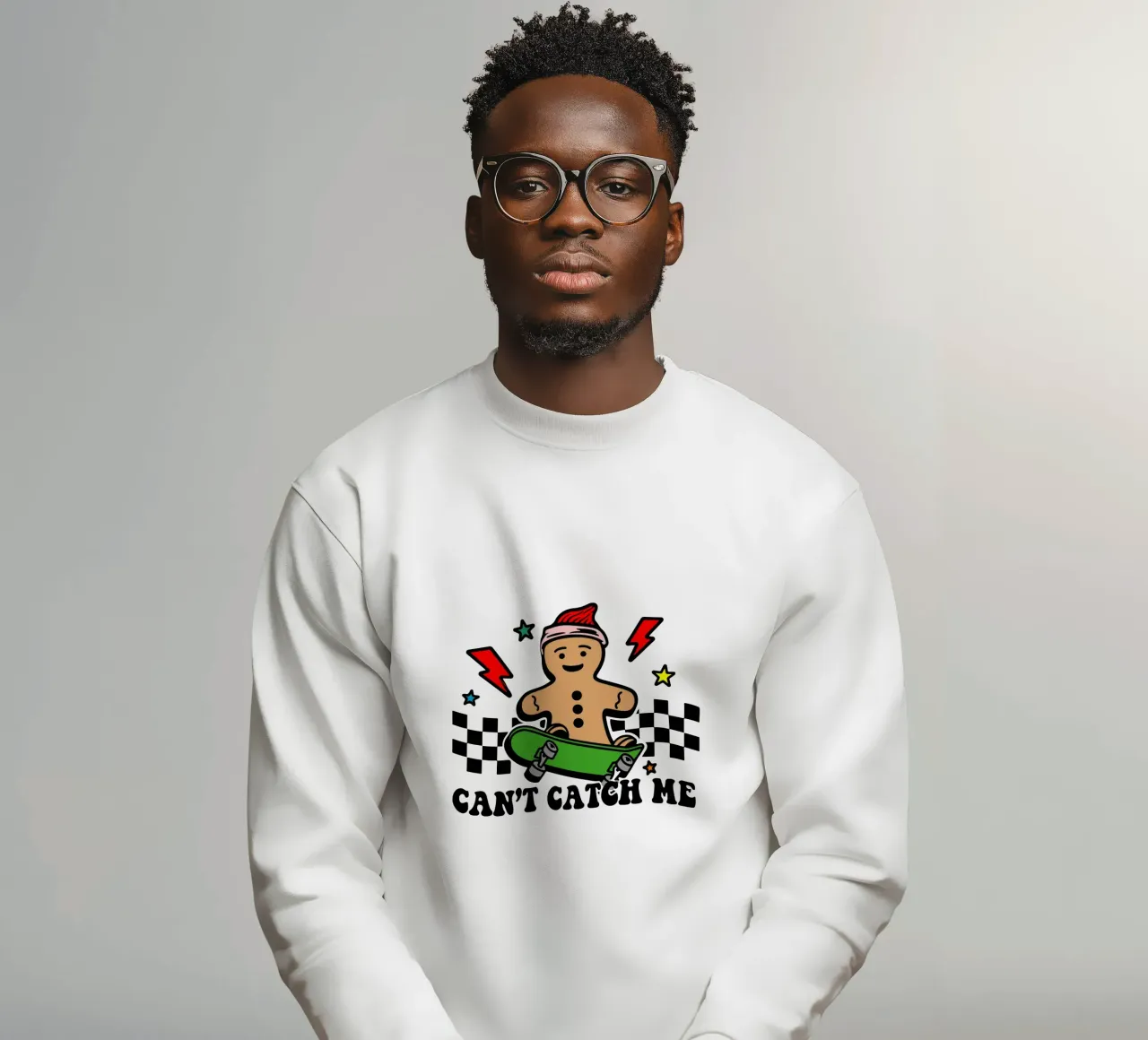 Lebkuchen kann nicht cach mich Weihnachtsgeschenk Kunst Design Sweatshirt von onefeelshop