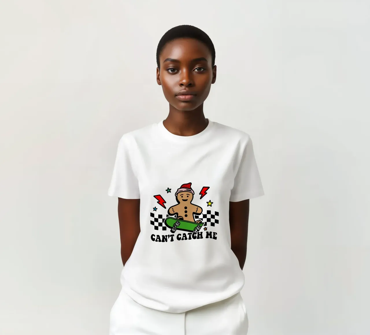 Lebkuchen kann nicht cach mich Weihnachtsgeschenk Kunst Design T-Shirt von onefeelshop