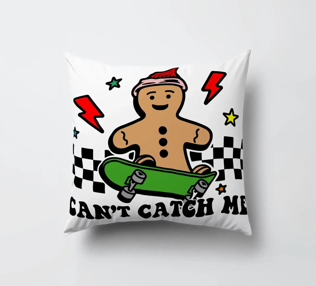 pan di zenzero cantach me regalo di Natale art design cuscino da onefeelshop