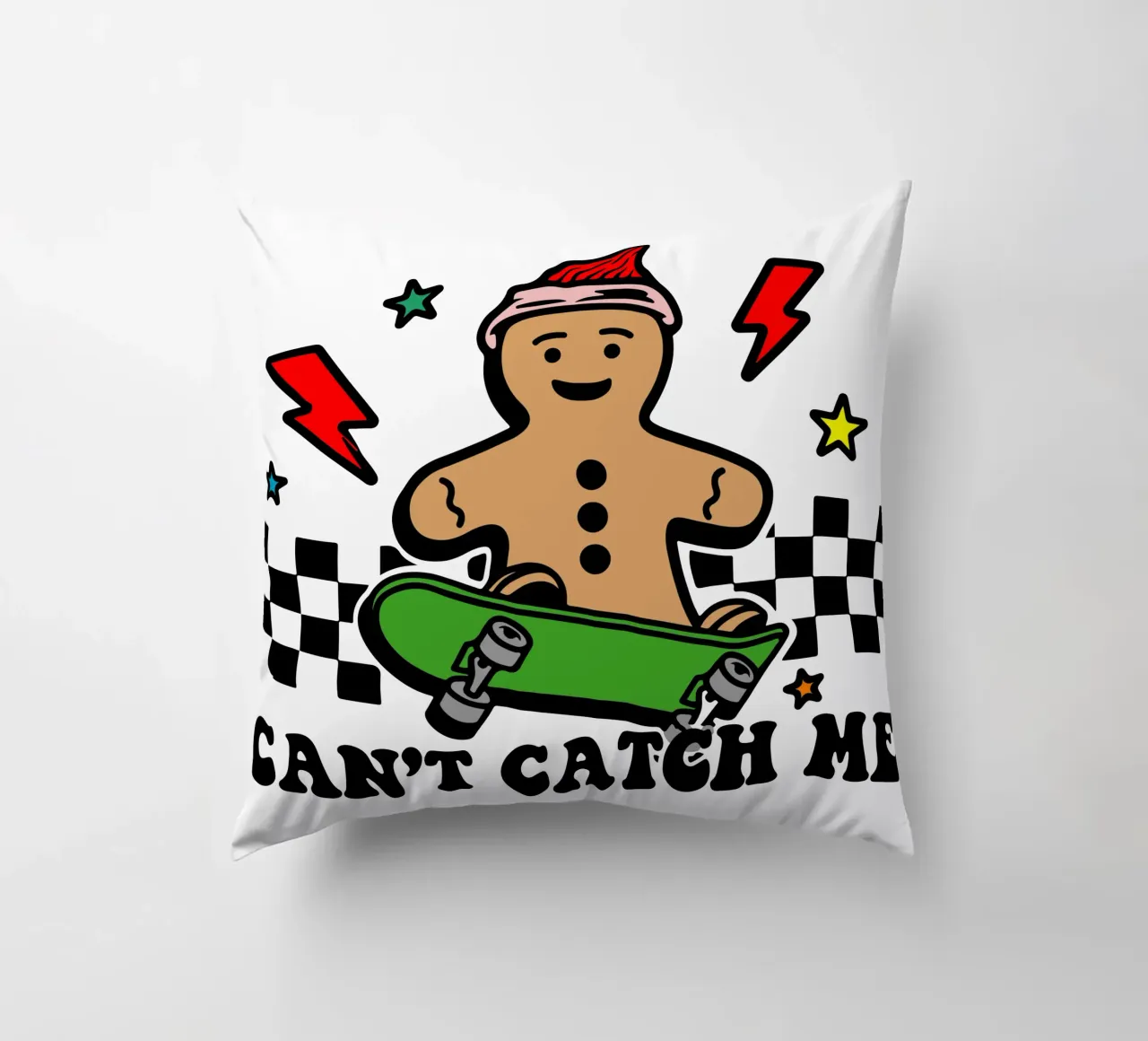 pan di zenzero cantach me regalo di Natale art design cuscino da onefeelshop